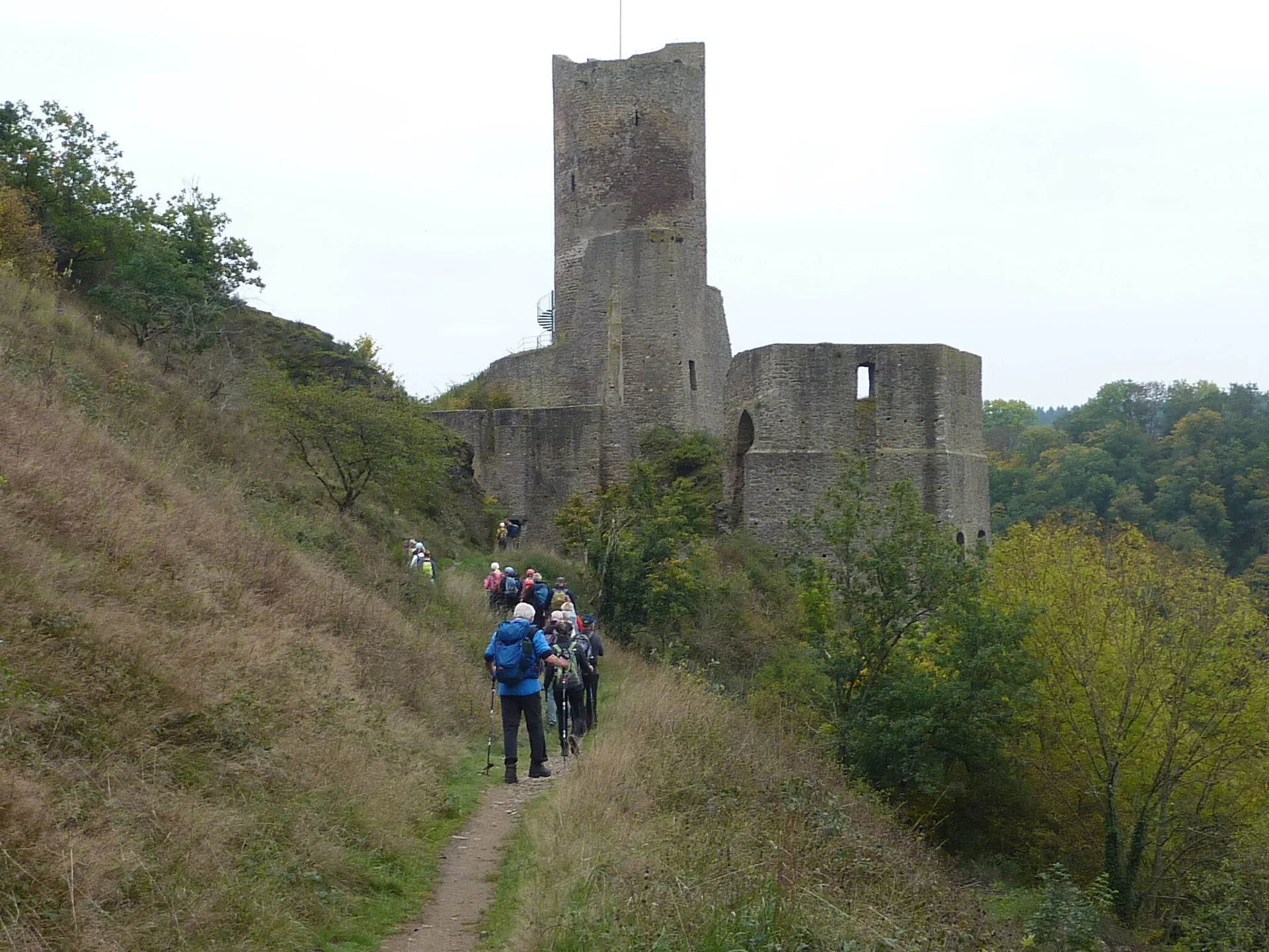 Blick auf die Löwenburg | © DAV Koblenz