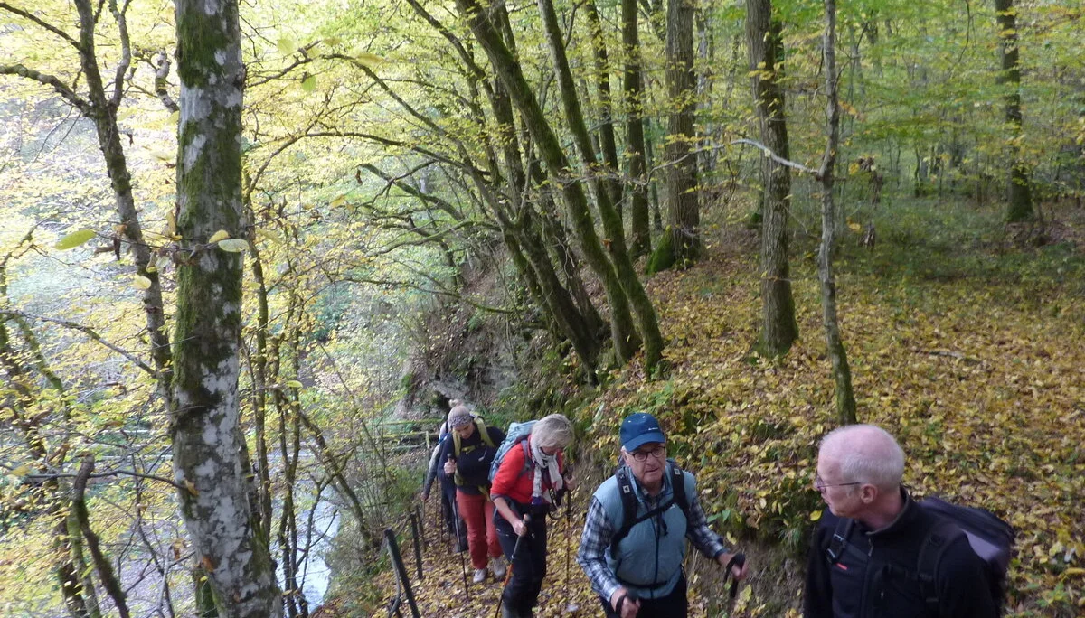 Auf dem Weg mit Anstieg | © DAV Koblenz