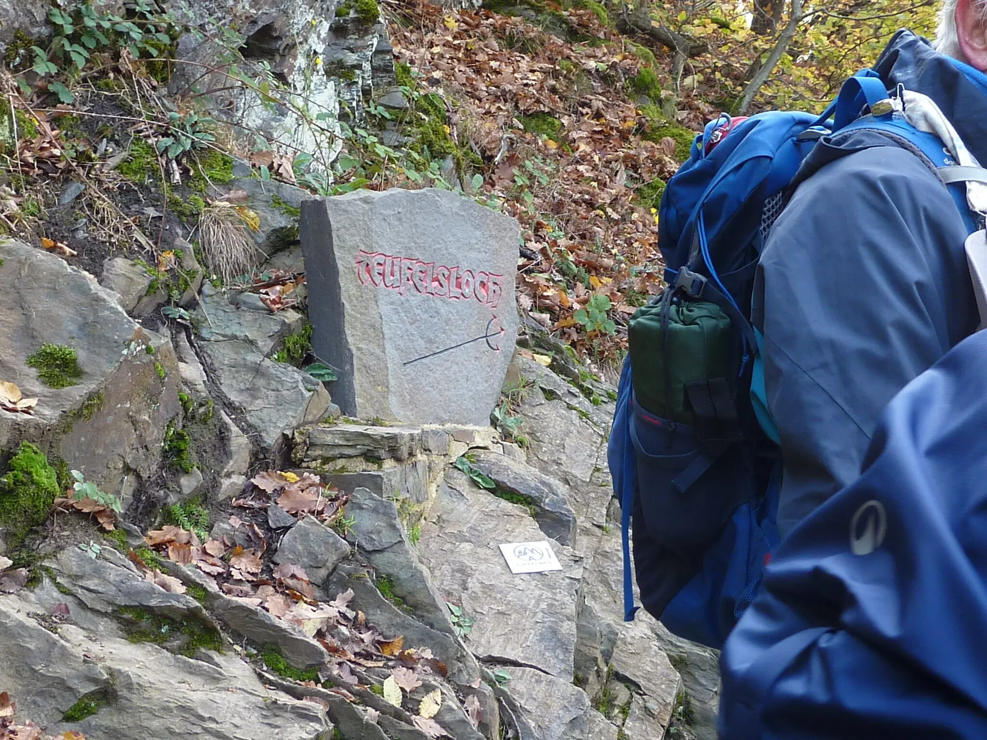 Hinweis Teufelsloch | © DAV Koblenz