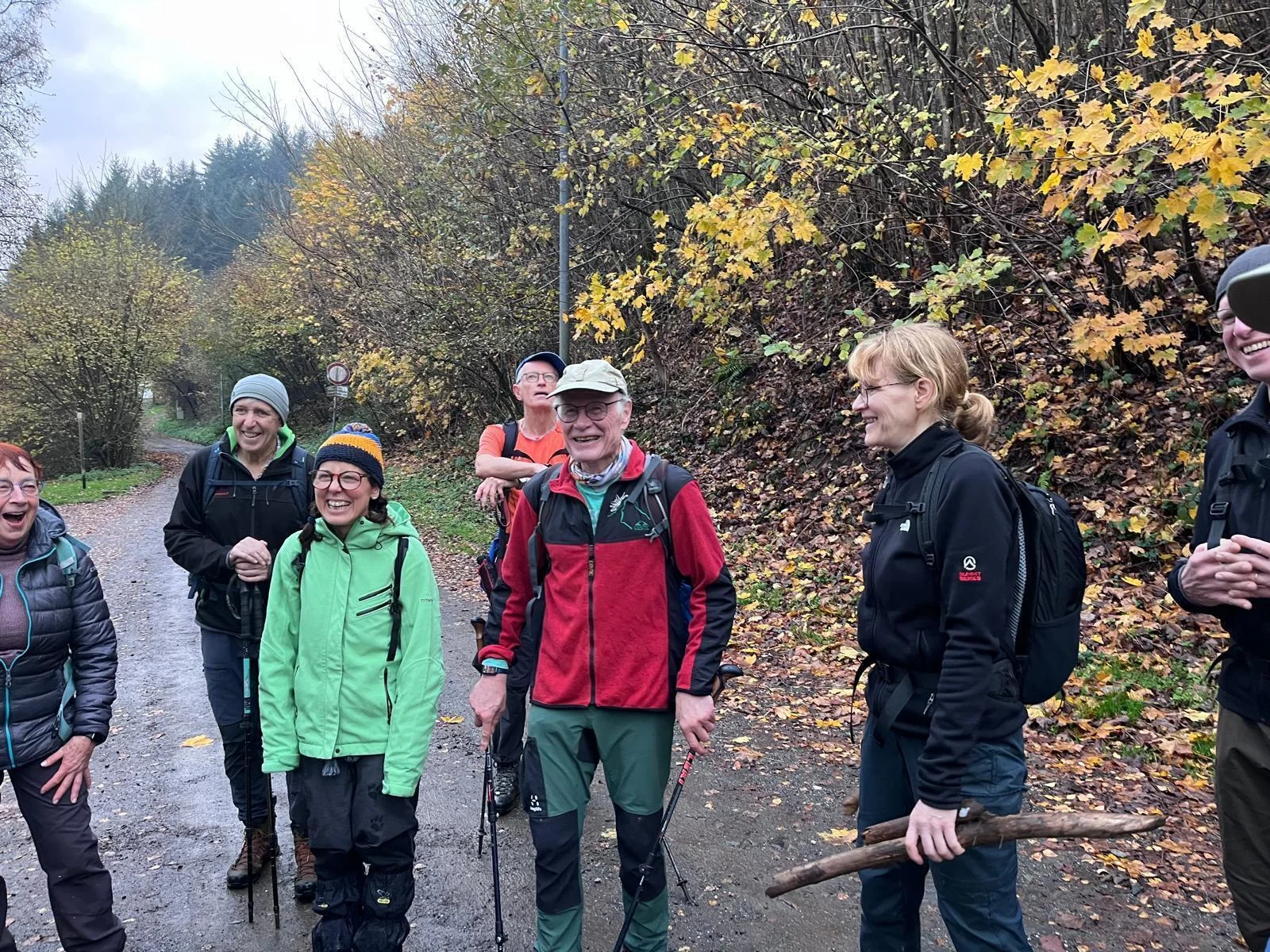Und die Gruppe kann auch noch lachen | © DAV Koblenz