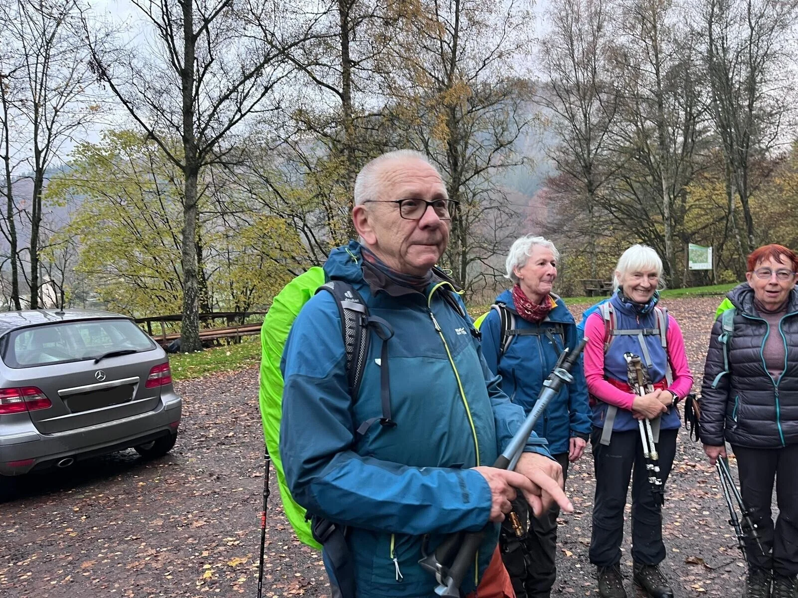 Treffen am Wanderparkplatz | © DAV Koblenz