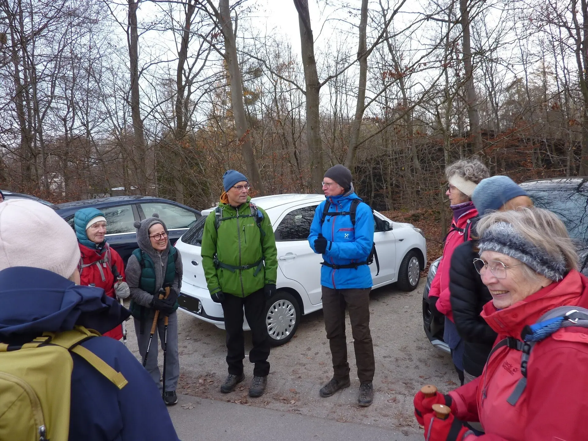 Treffen und Ansprache am Parkplatz | © DAV Koblenz