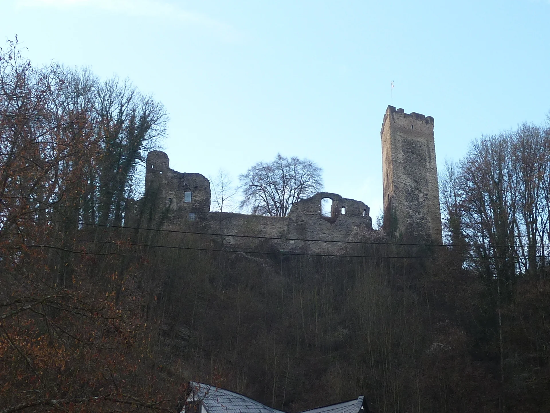 Blick auf Ruine Grenzau | © DAV Koblenz