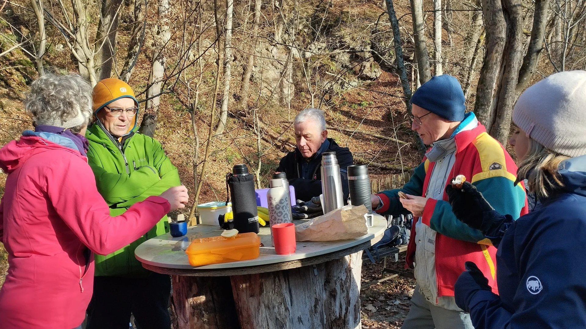 Gesellige Pause | © DAV Koblenz