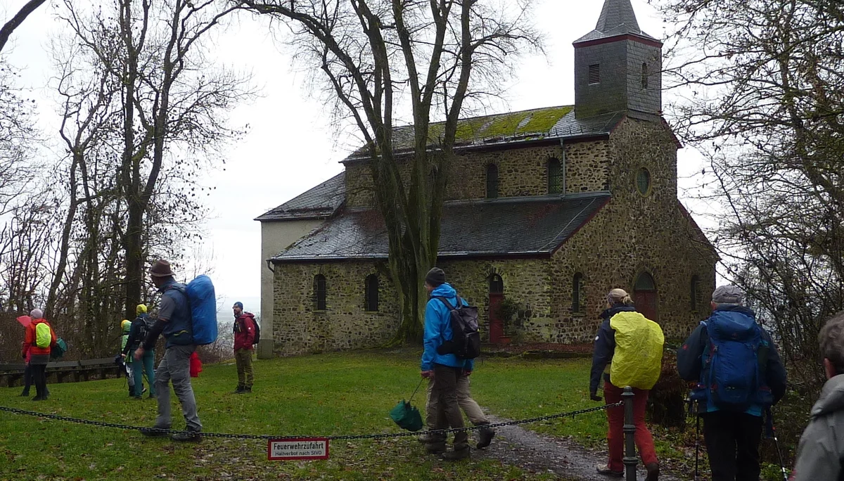 Die halbe Strecke ist geschafft - an der Blasiuskapelle | © DAV Koblenz