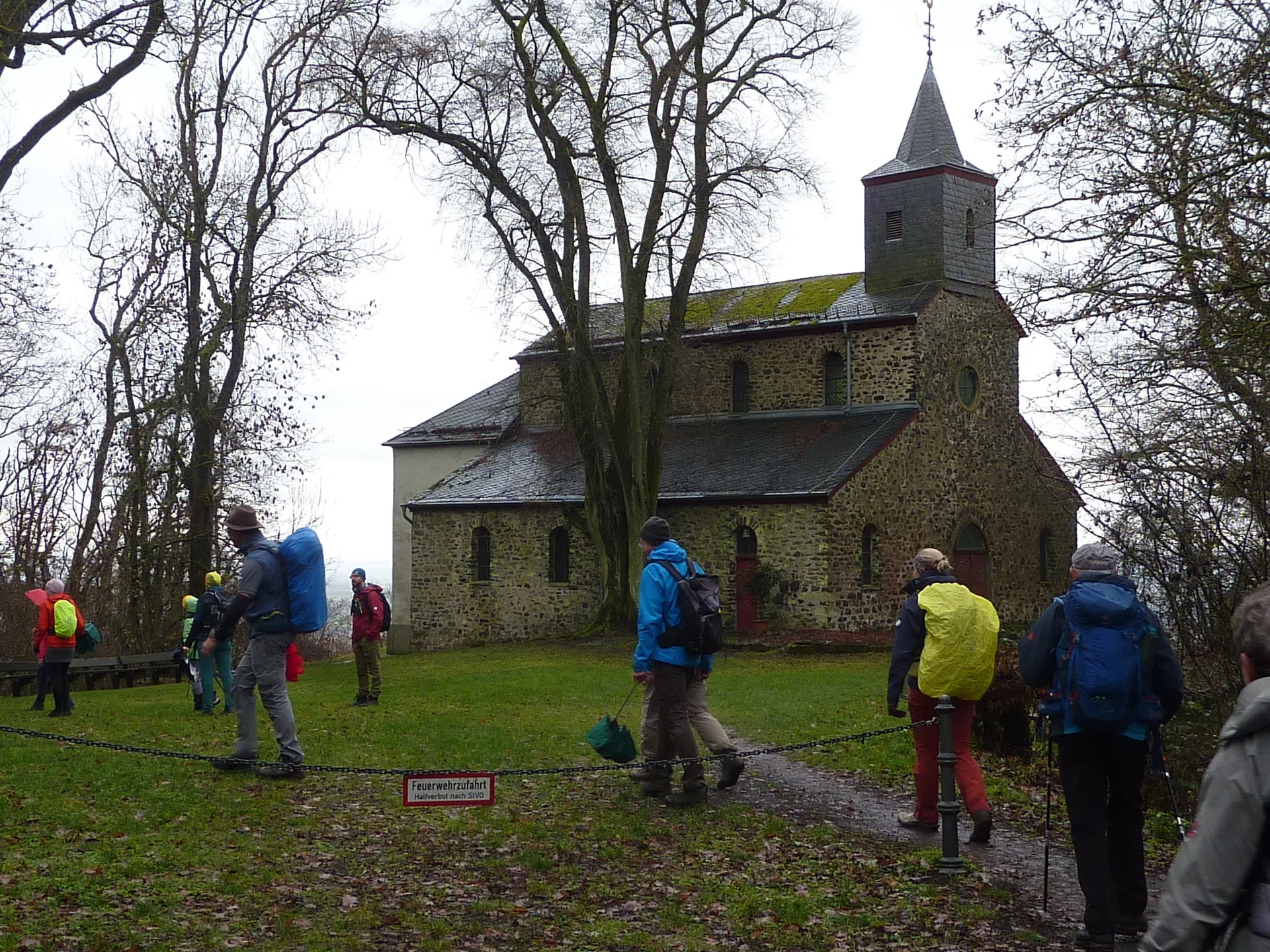 Die halbe Strecke ist geschafft - an der Blasiuskapelle | © DAV Koblenz