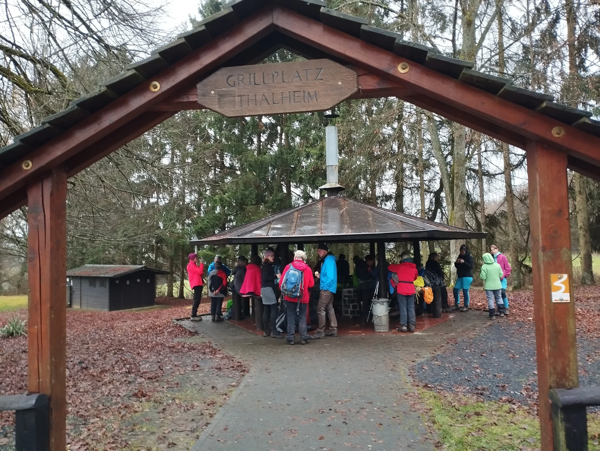 Letzte Möglichkeit zur Pause bevor wir das Ziel erreichen. | © DAV Koblenz