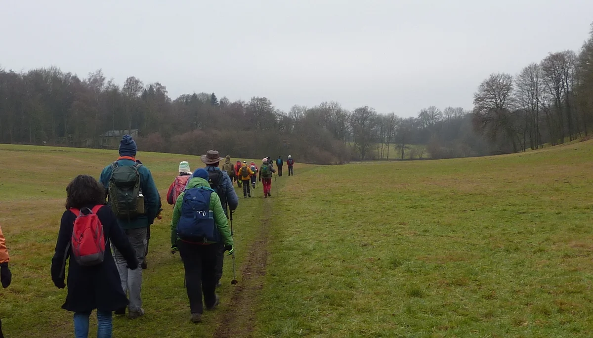 Wanderstart in Richtung Bendorf | © DAV Koblenz