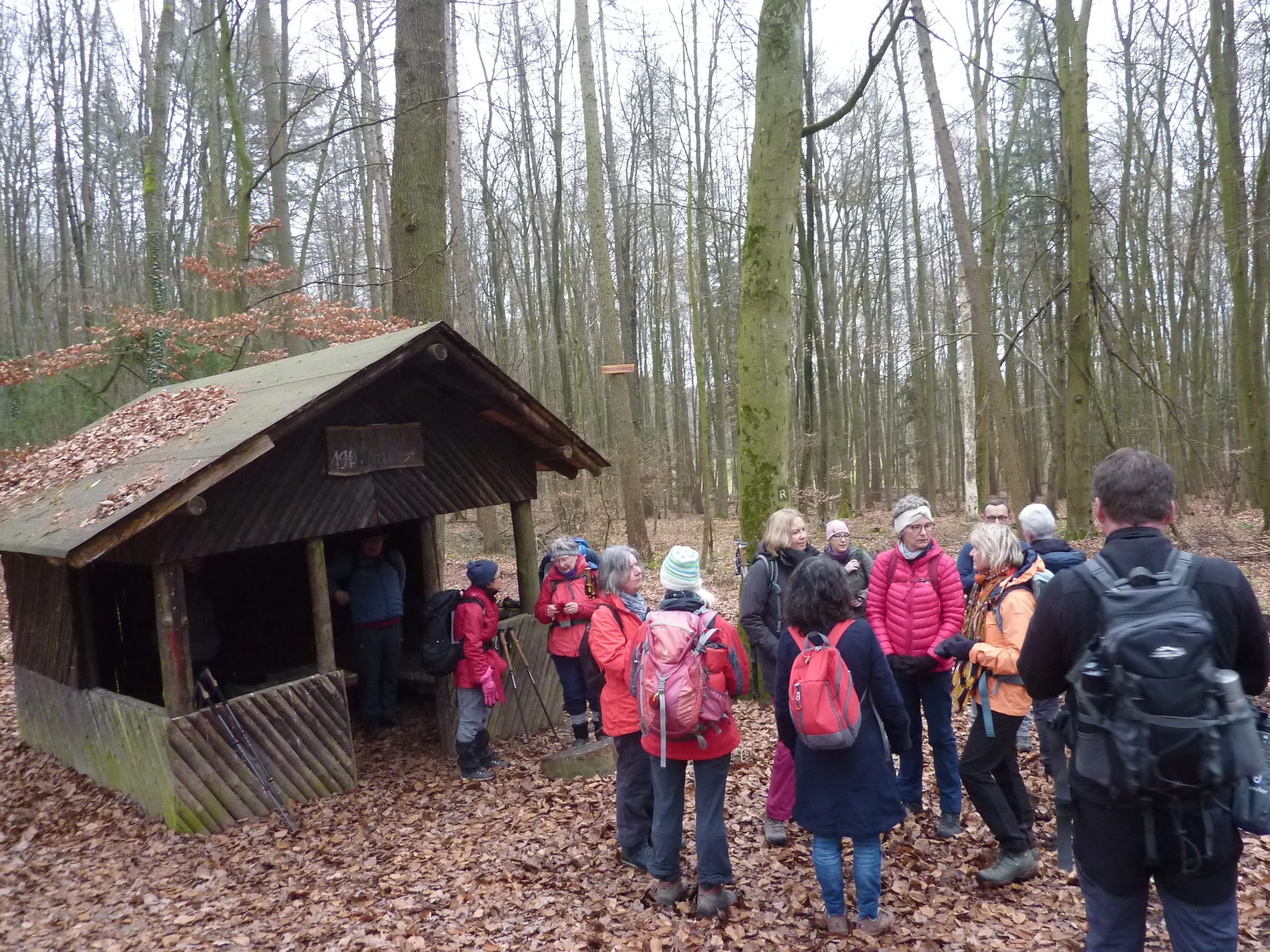 Pause an der Schafstall-Hütte | © DAV Koblenz