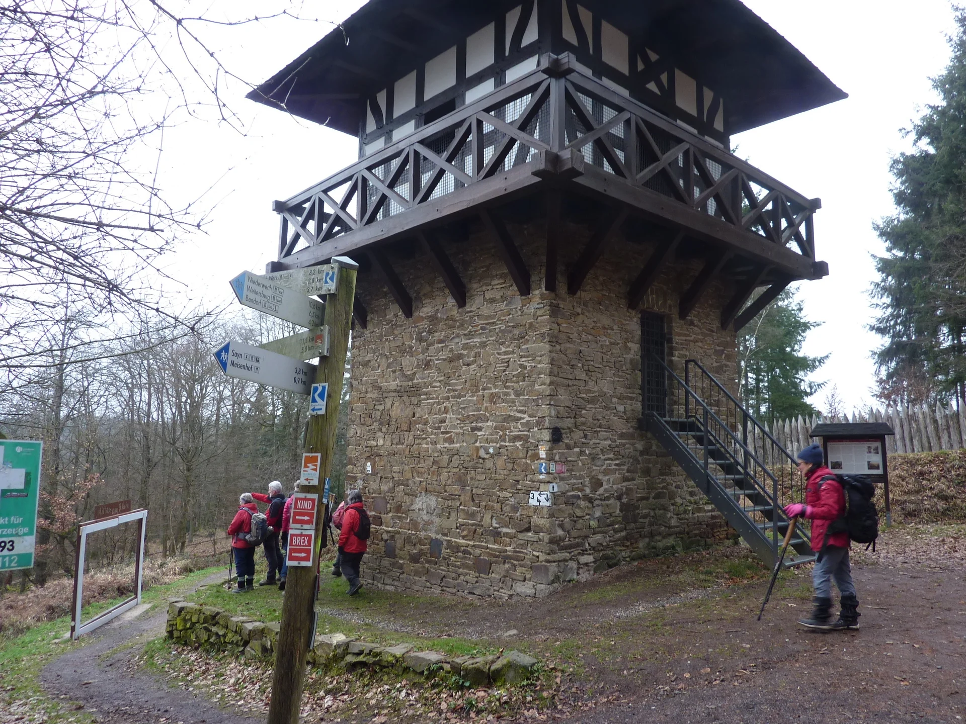 Ankunft Römerturm | © DAV Koblenz