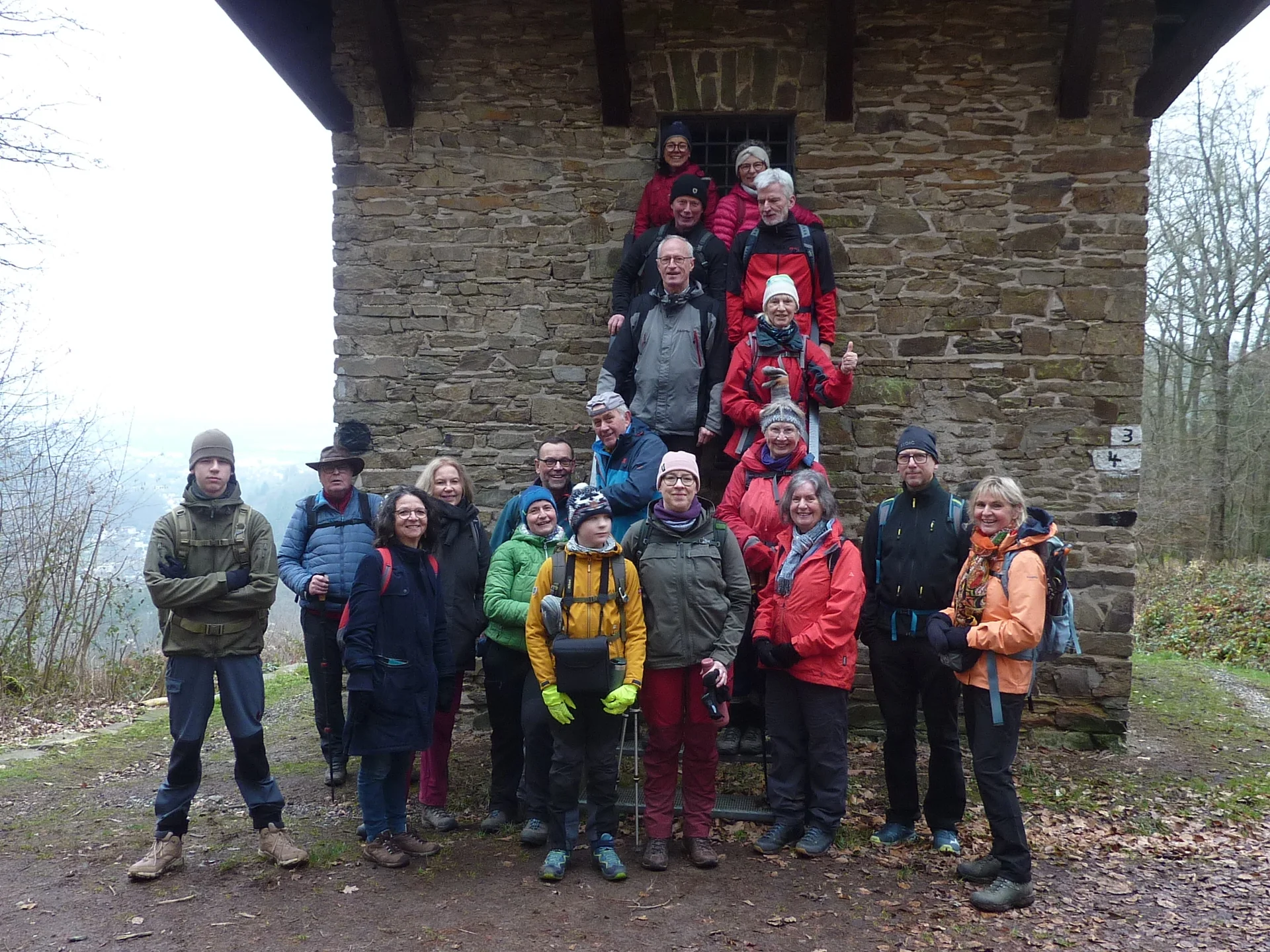 Aufstellung zum Gruppenfoto | © DAV Koblenz