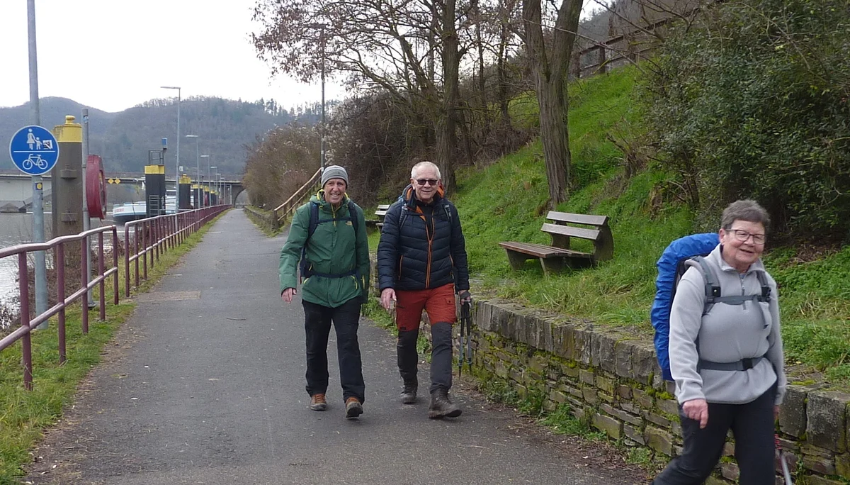 Auf den letzten Metern zum Bahnhof | © DAV Koblenz