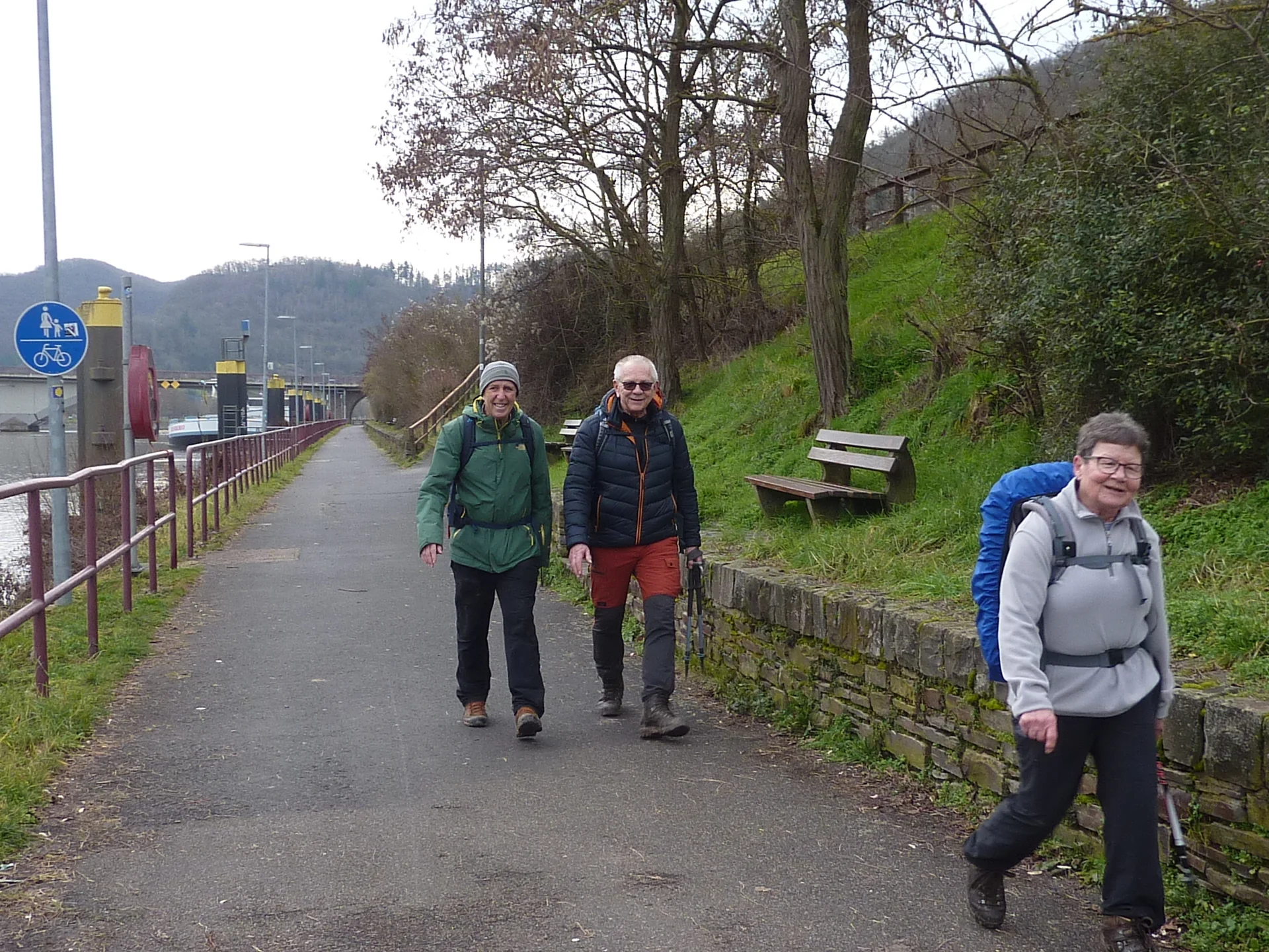 Auf den letzten Metern zum Bahnhof | © DAV Koblenz