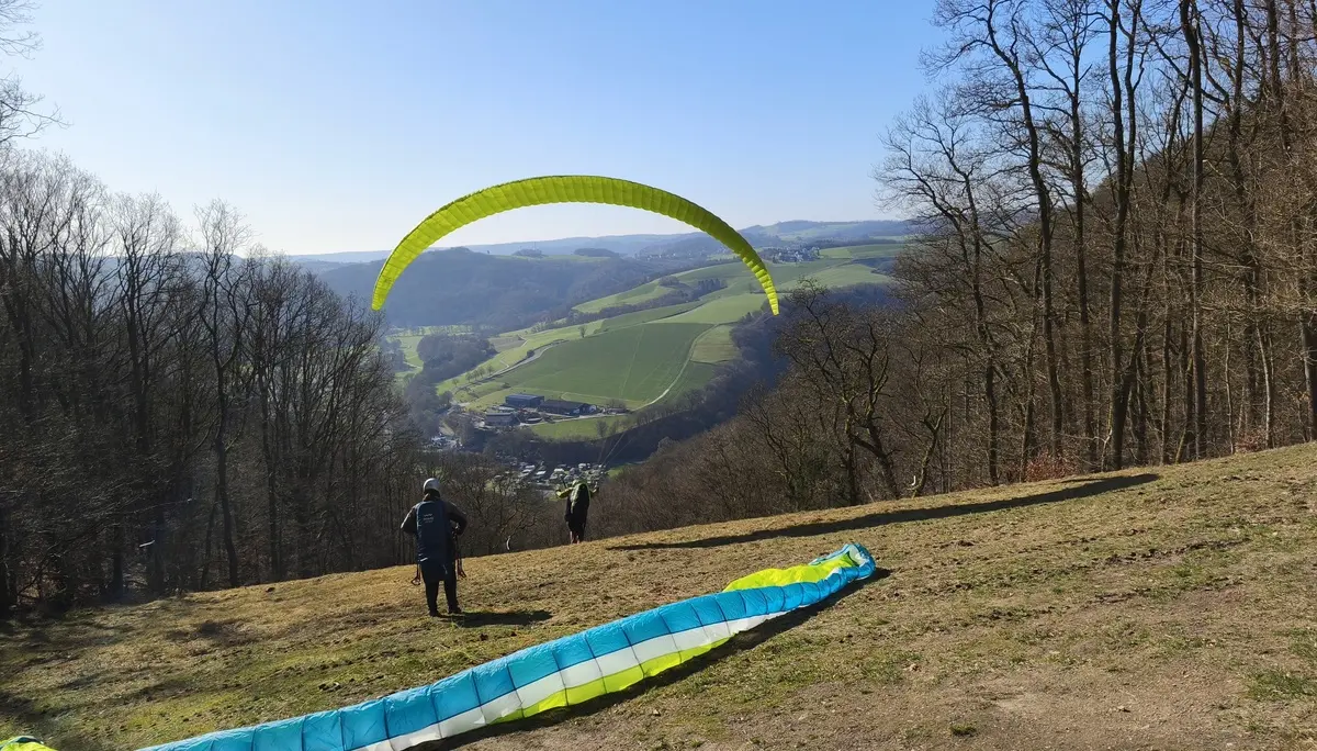 Abflug der Drachenflieger | © DAV Koblenz