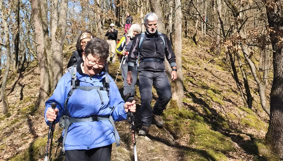 Abstieg von der Bergrippe | © DAV Koblenz