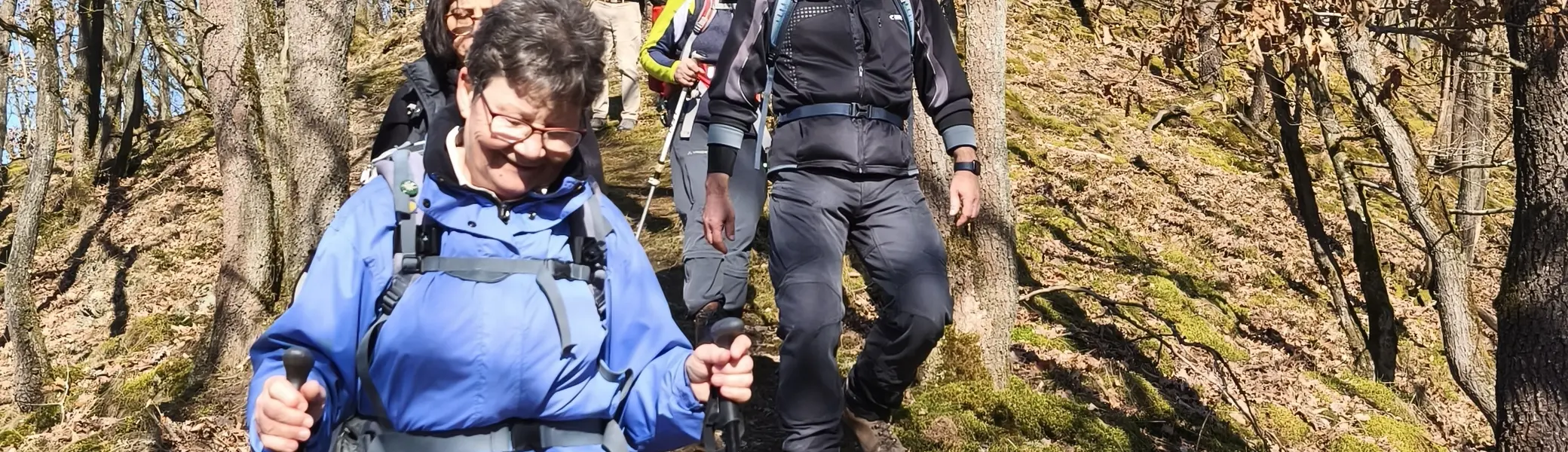 Abstieg von der Bergrippe | © DAV Koblenz