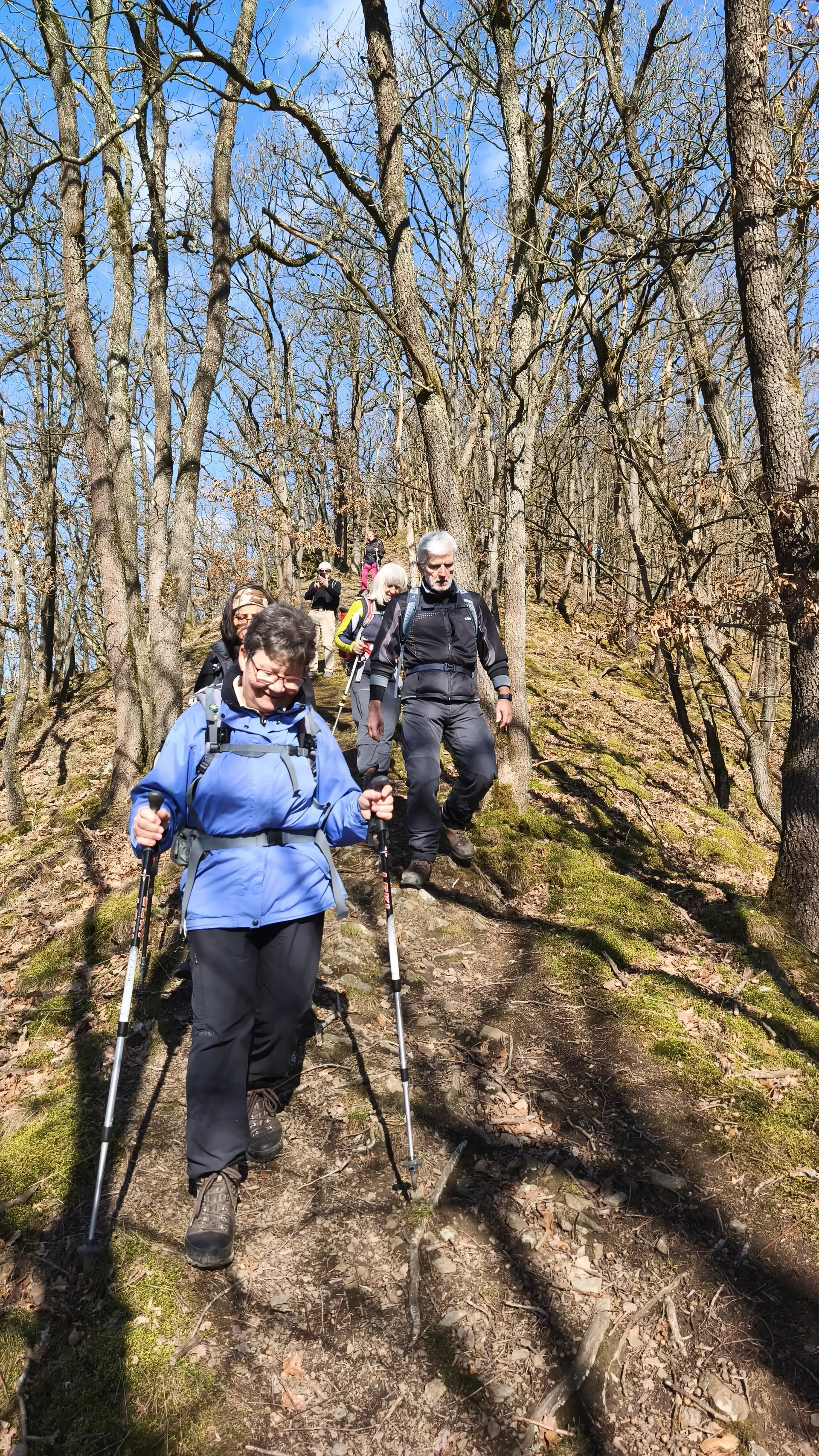 Abstieg von der Bergrippe | © DAV Koblenz