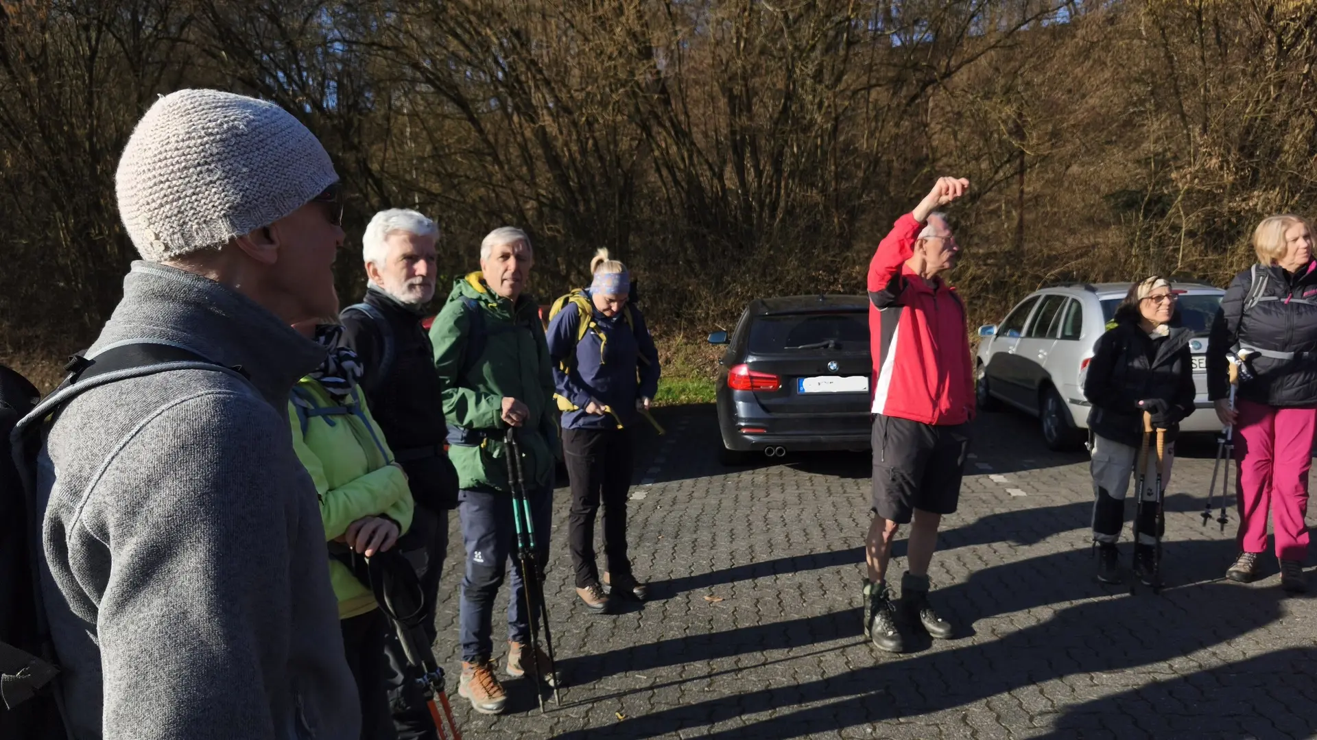 Treffen und Begrüßung durch Reinhard | © DAV Koblenz