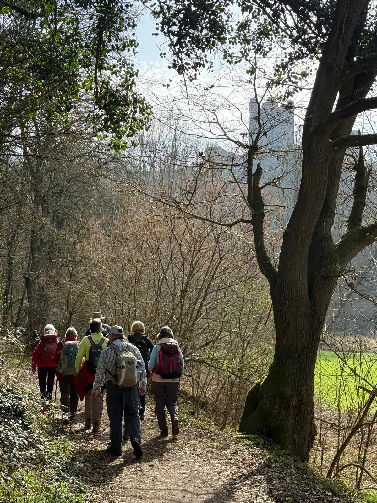 Auf dem Weg zur Burgruine | © DAV Koblenz