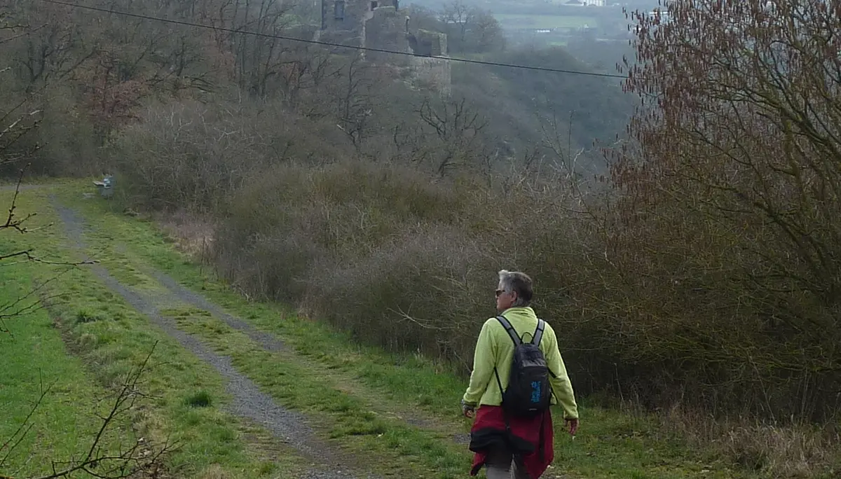 Die Burg schon im Blick | © DAV Koblenz