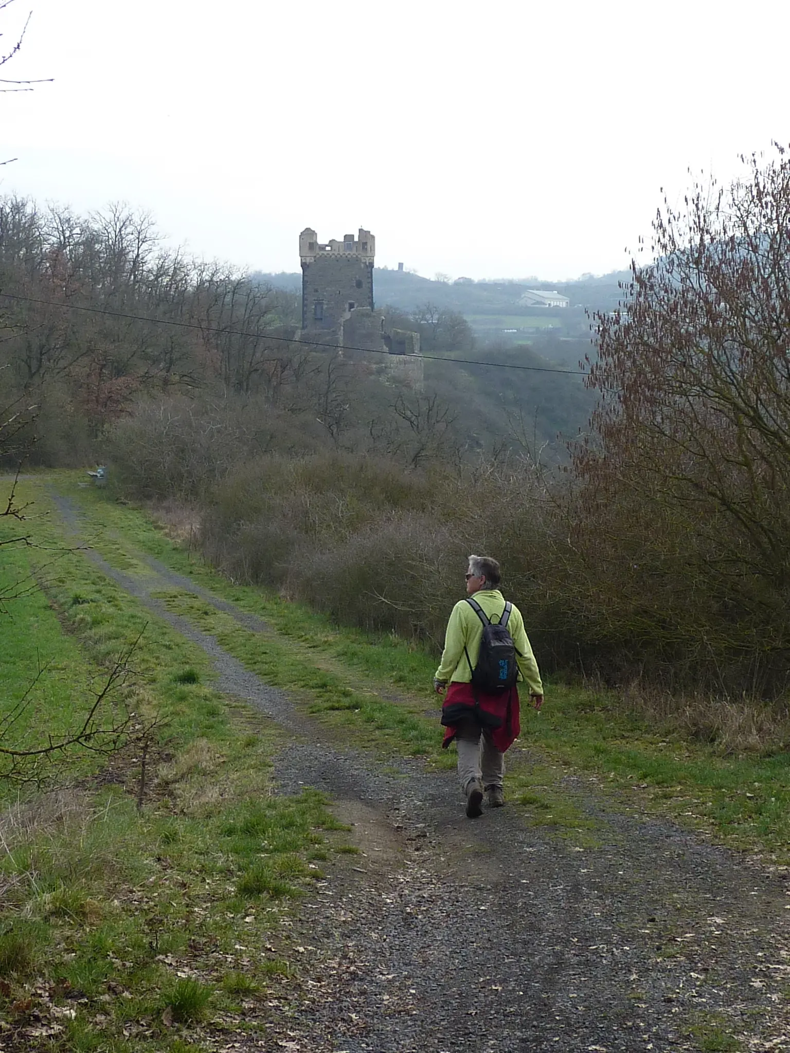Die Burg schon im Blick | © DAV Koblenz