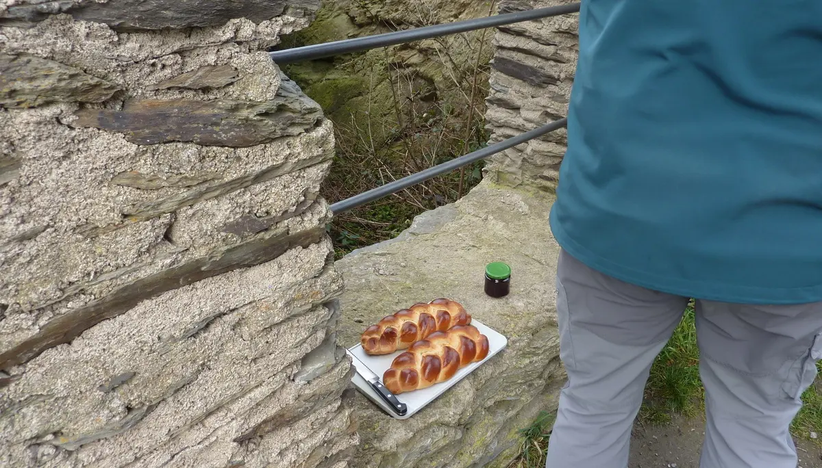 Selbstgebackener Hefezopf zum Mittag | © DAV Koblenz