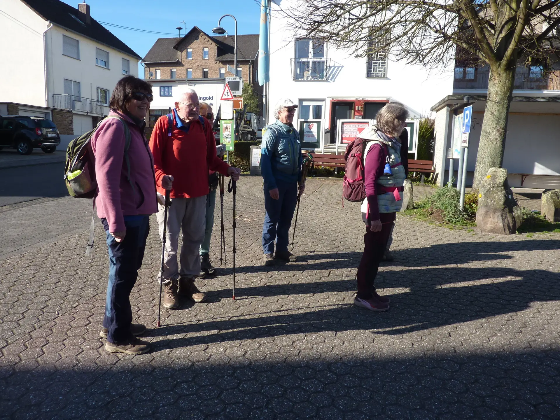 Treffen am Parkplatz | © DAV Koblenz