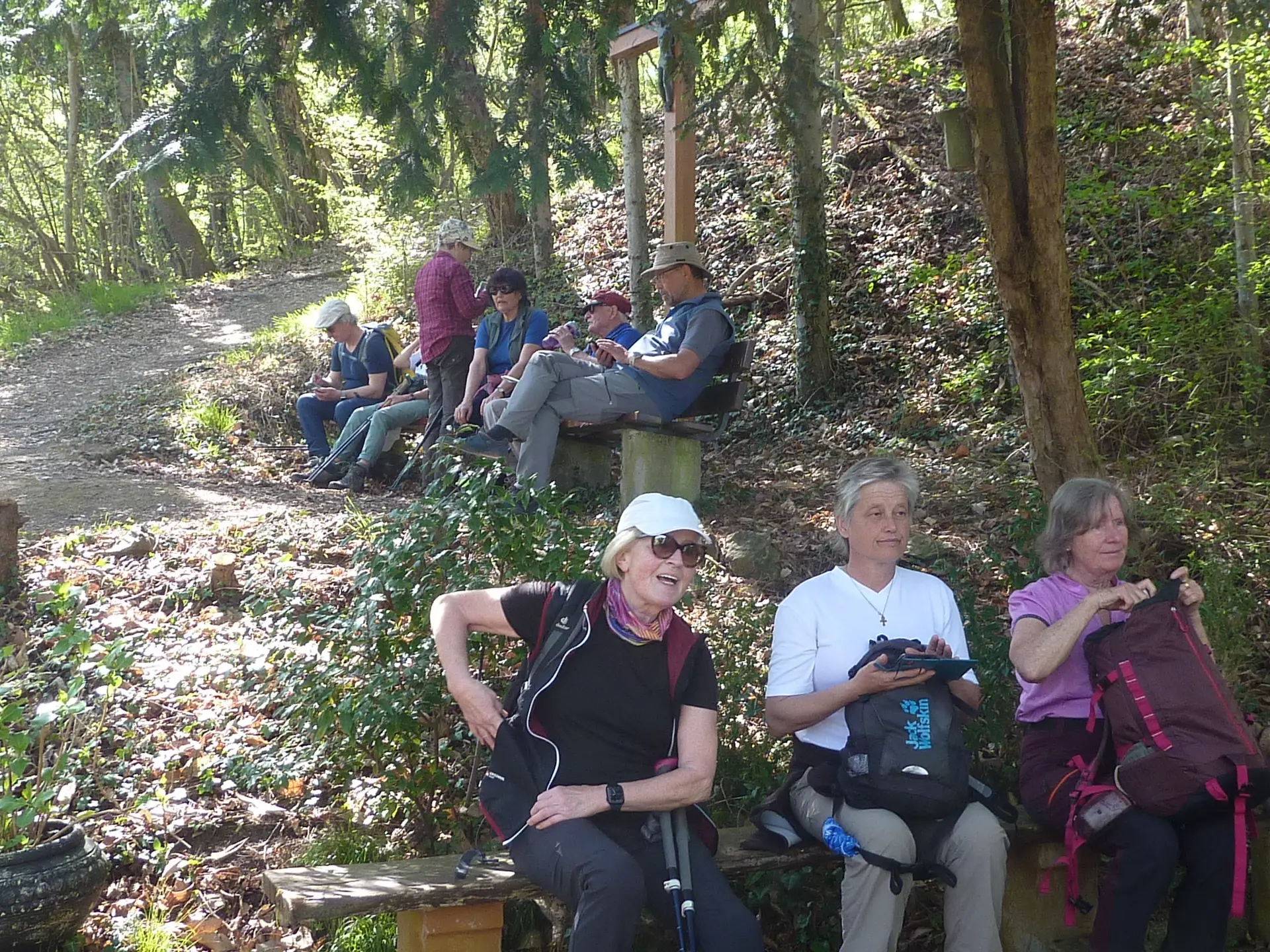 Letzte Pause an der Muttergotteskapelle | © DAV Koblenz