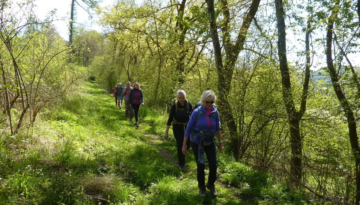 Regine wieder vorne weg | © DAV Koblenz