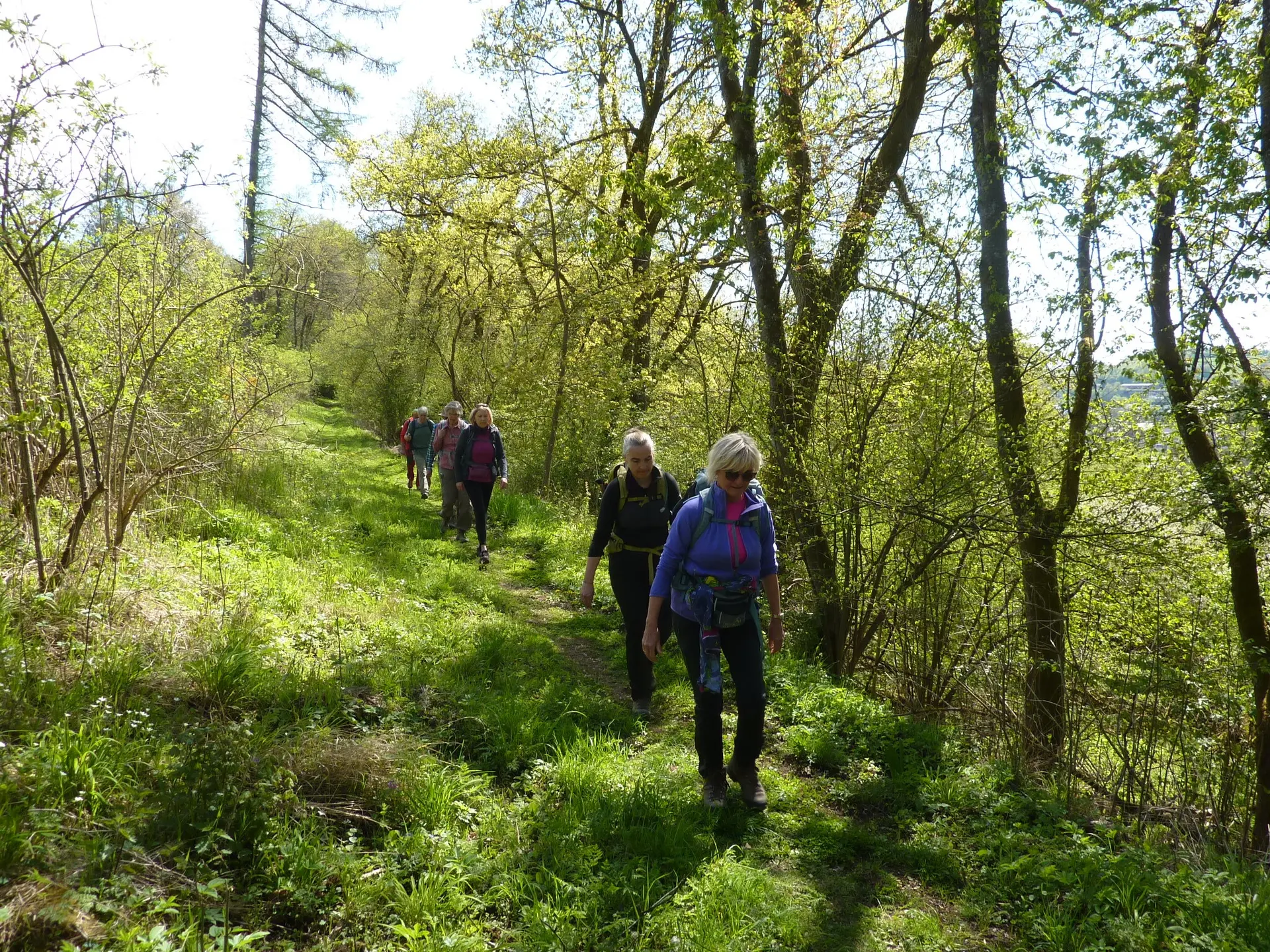 Regine wieder vorne weg | © DAV Koblenz
