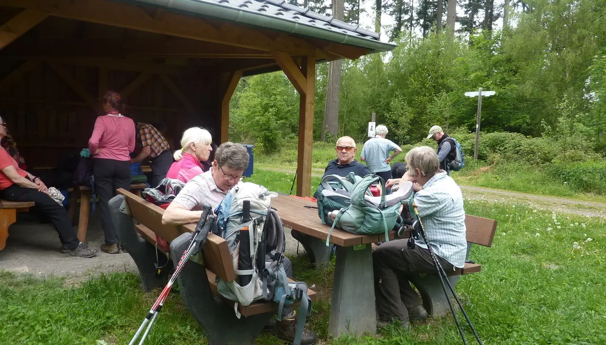 Pause an der Fuchsberghütte | © DAV Koblenz