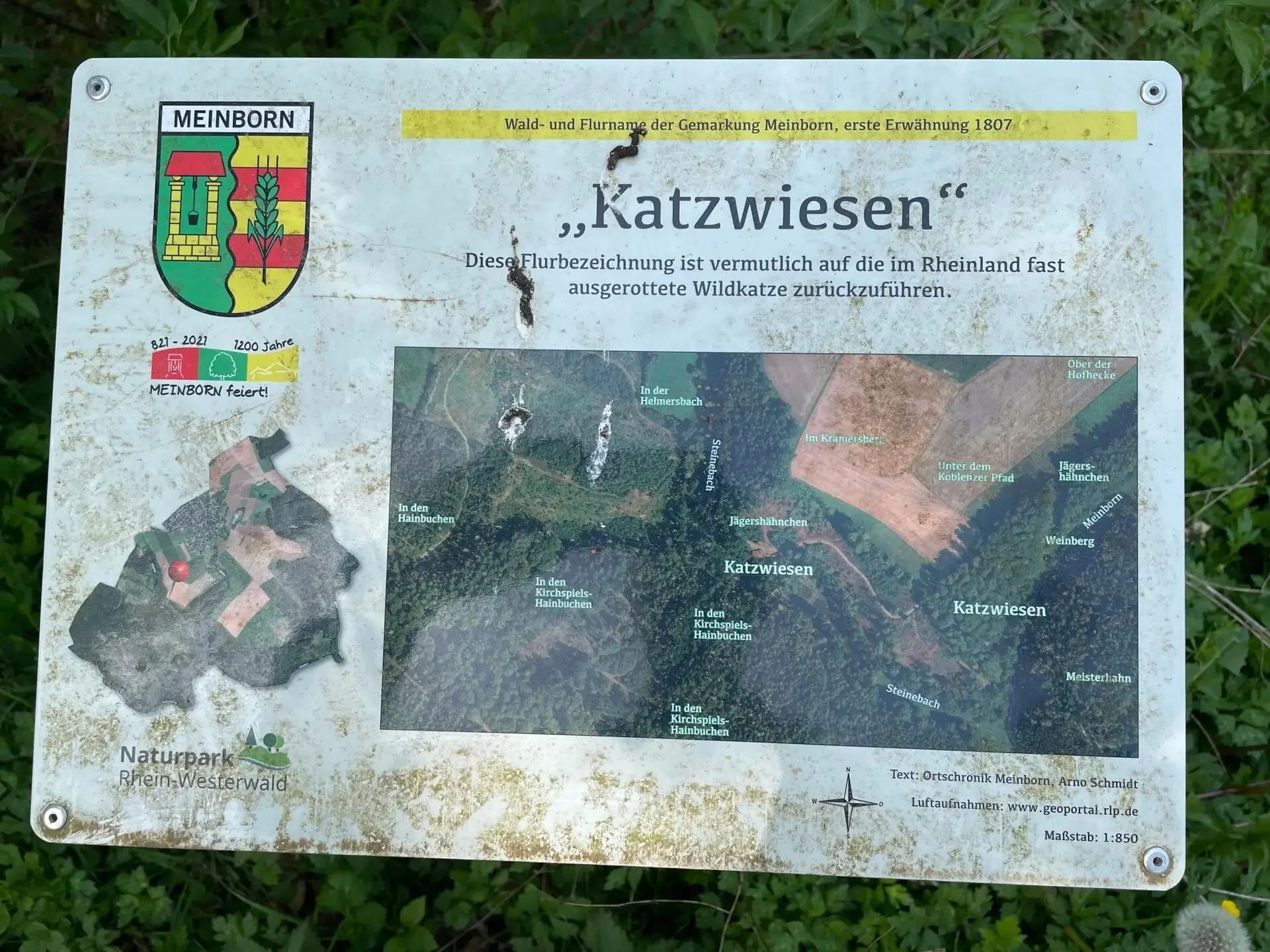 Entlang der Flurbezeichnung Katzenwies | © DAV Koblenz