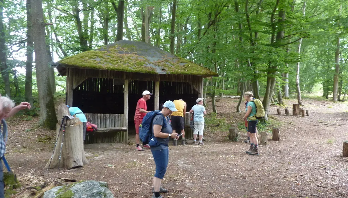 Die Hütte zur Mittagspause ist erreicht | © DAV Koblenz