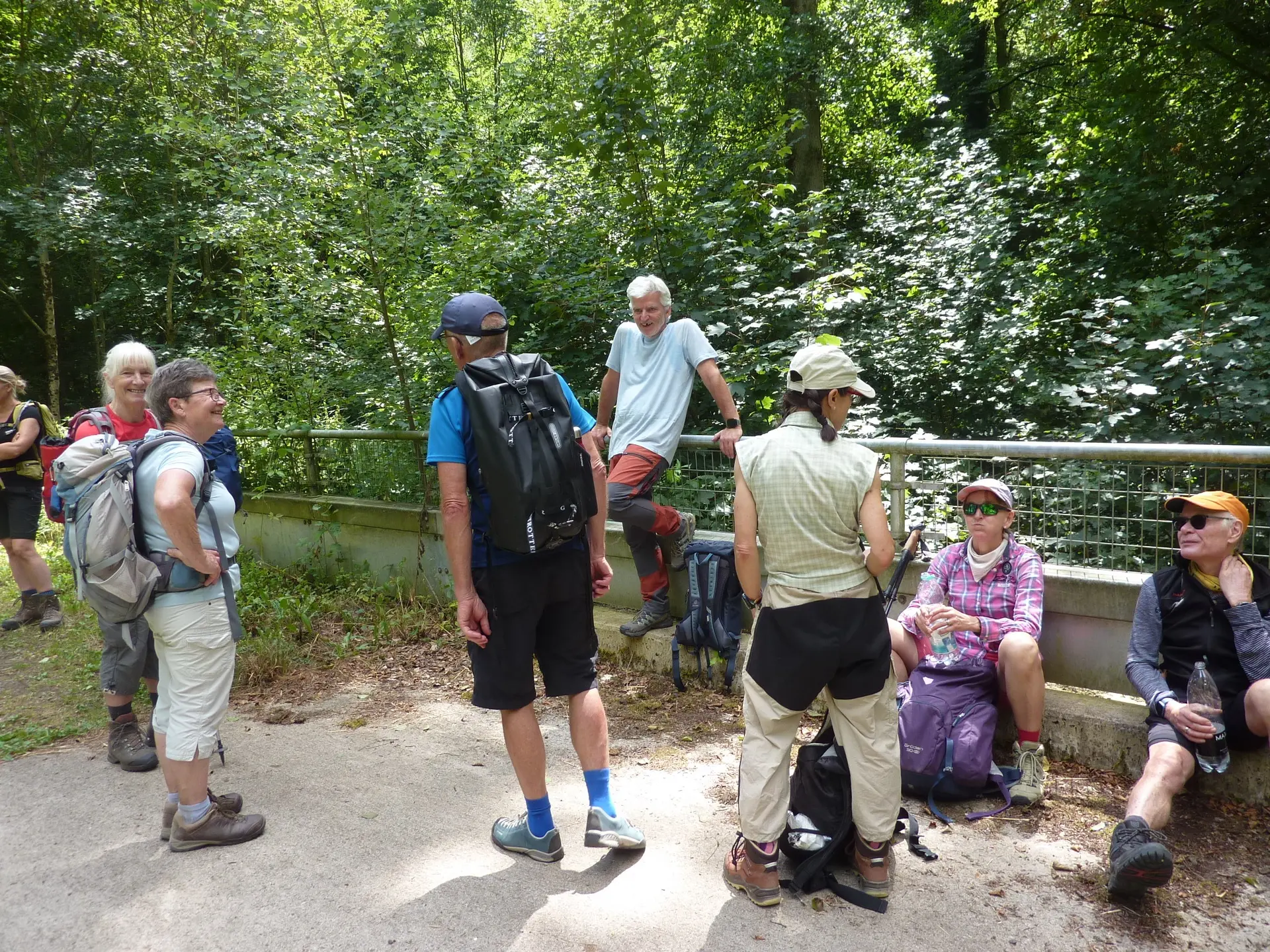 Pause am Dreibuchen-Platz | © DAV Koblenz