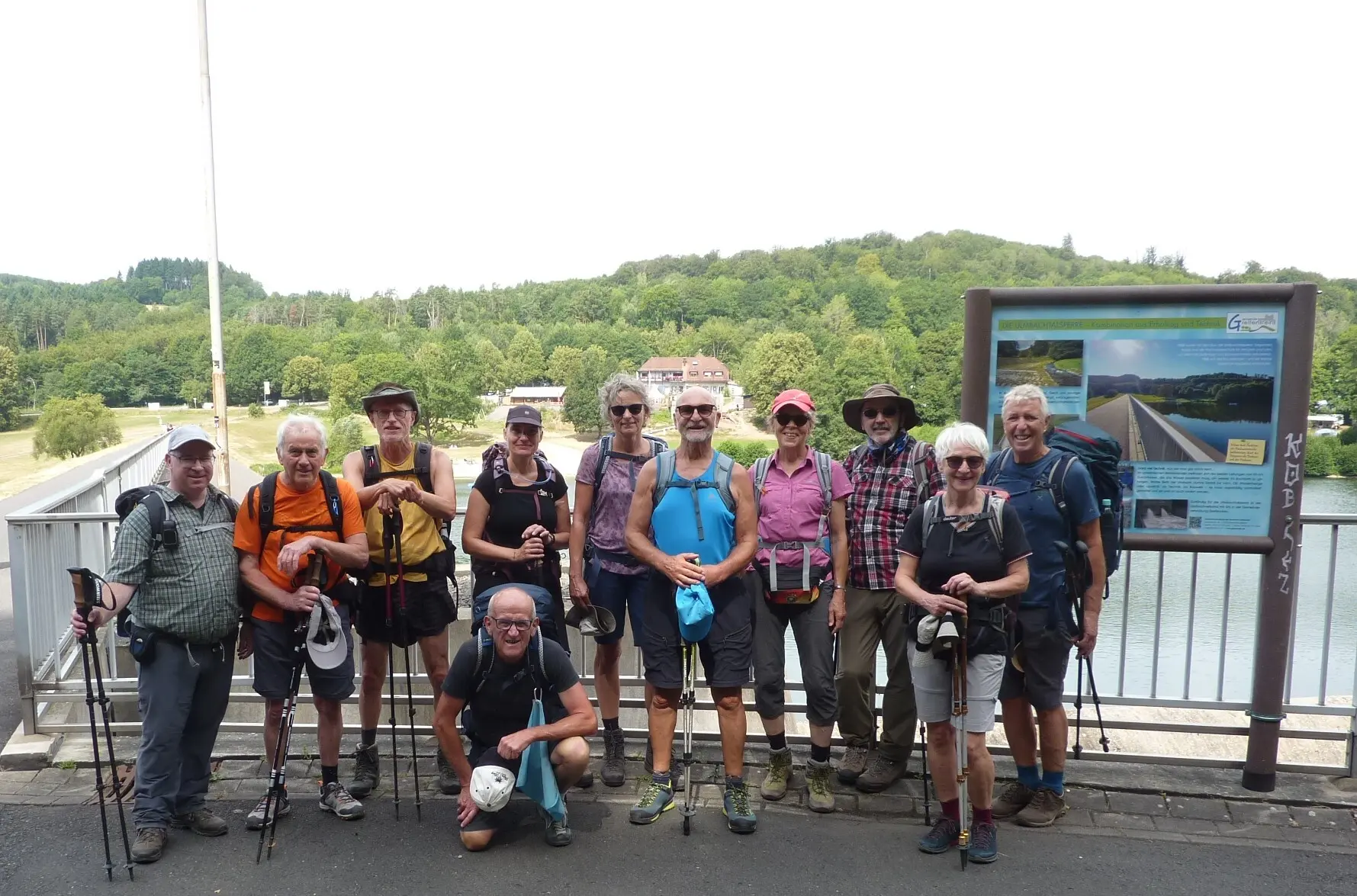 Gruppenbild an Ulmbachtalsperre | © DAV Koblenz