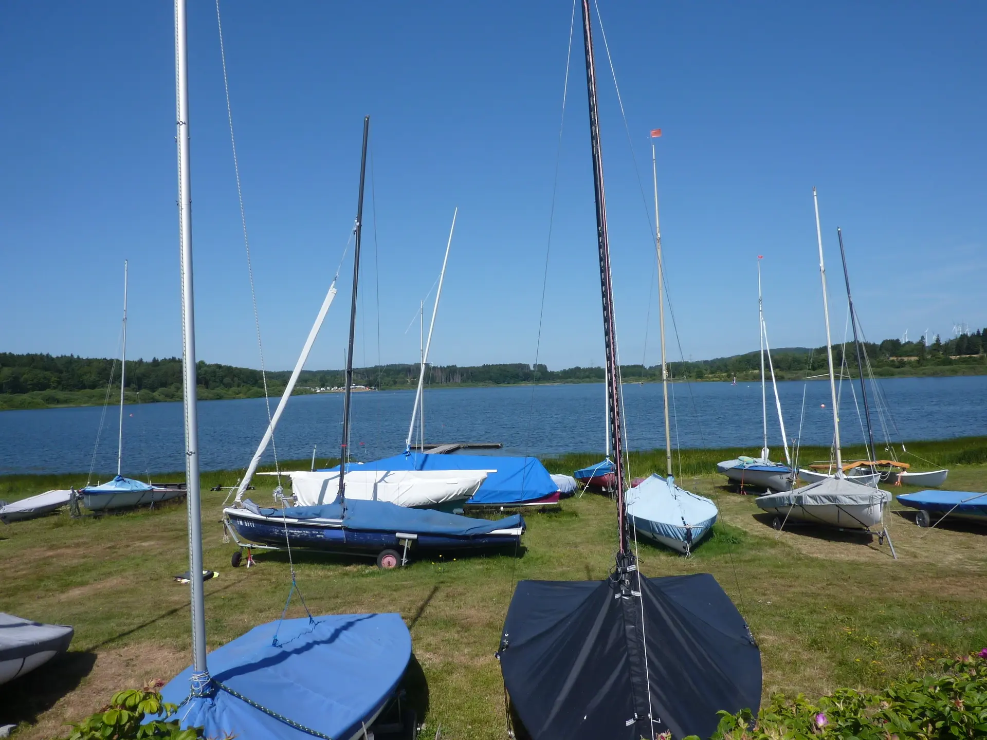 Blick vom Segelclub auf den See | © DAV Koblenz