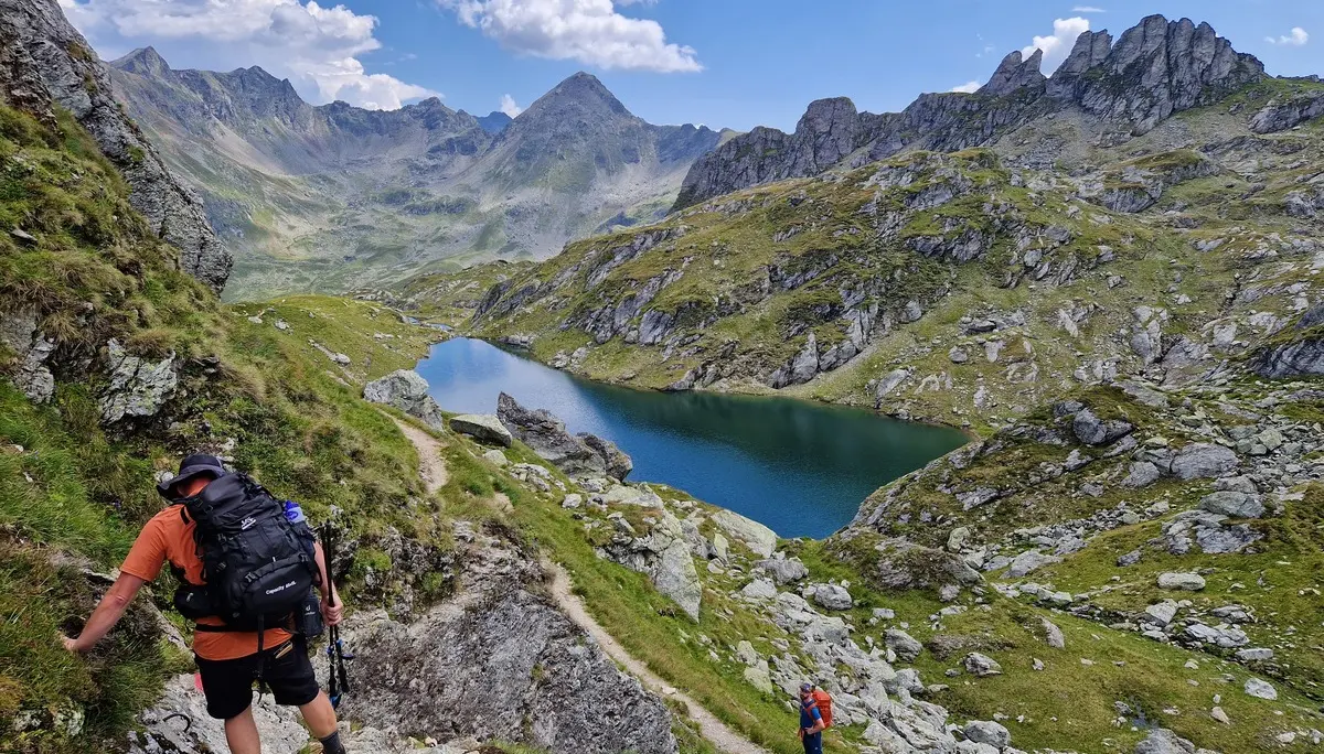 Abstieg zum wundervollen Bergsee | © DAV Koblenz