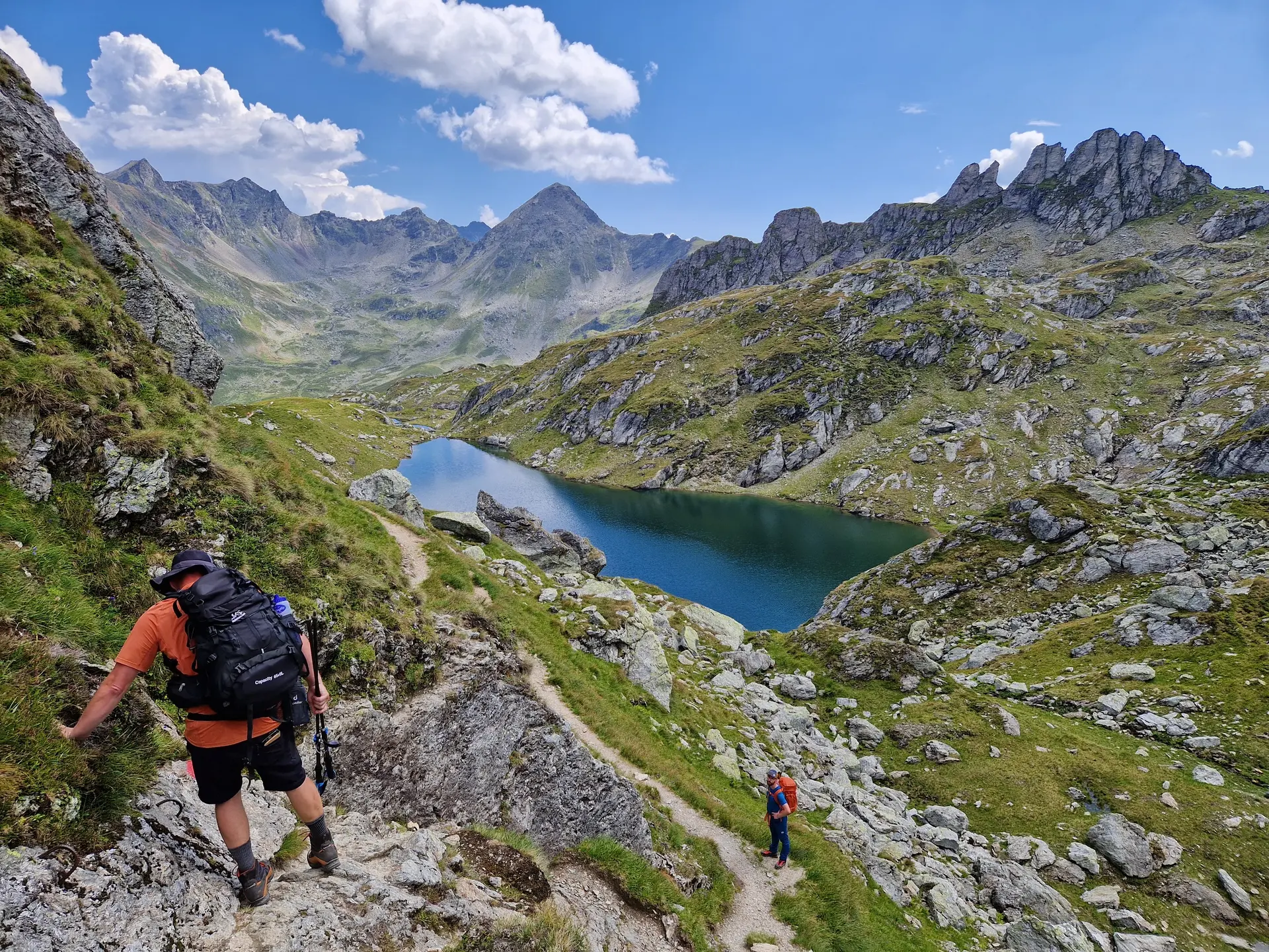 Abstieg zum wundervollen Bergsee | © DAV Koblenz