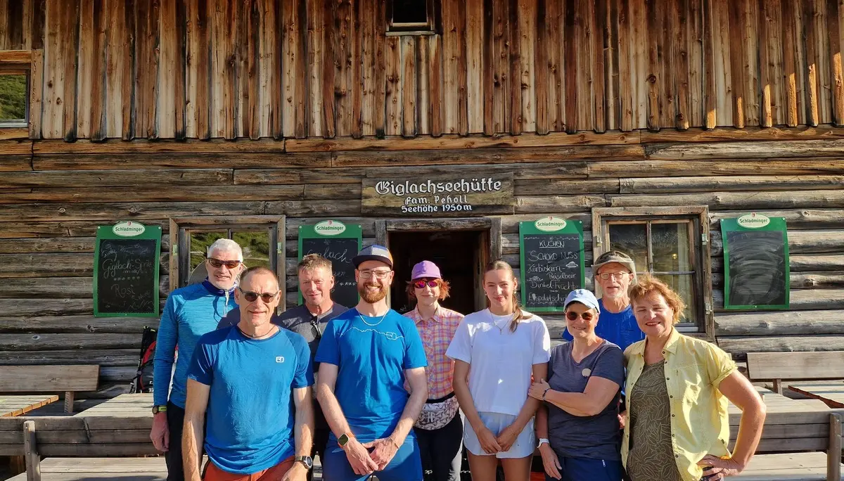 Die Gruppe vor der Giglachseehütte | © DAV Koblenz