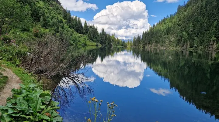 Imposante Kulisse am See | © DAV Koblenz