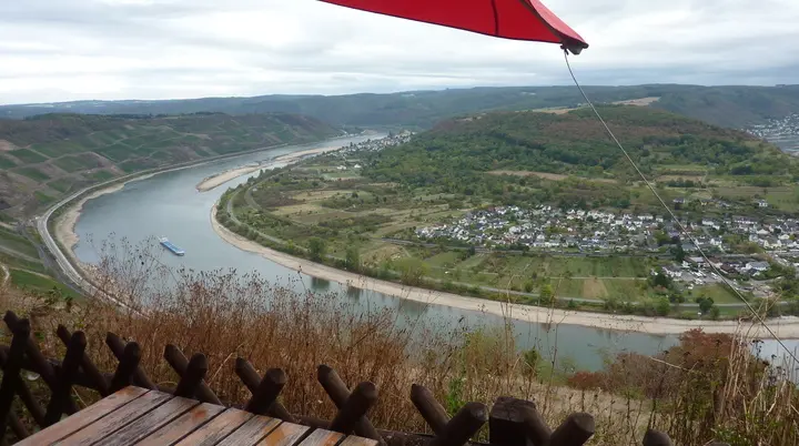 Blick auf die Mittelrhein-Schleife | © DAV Koblenz