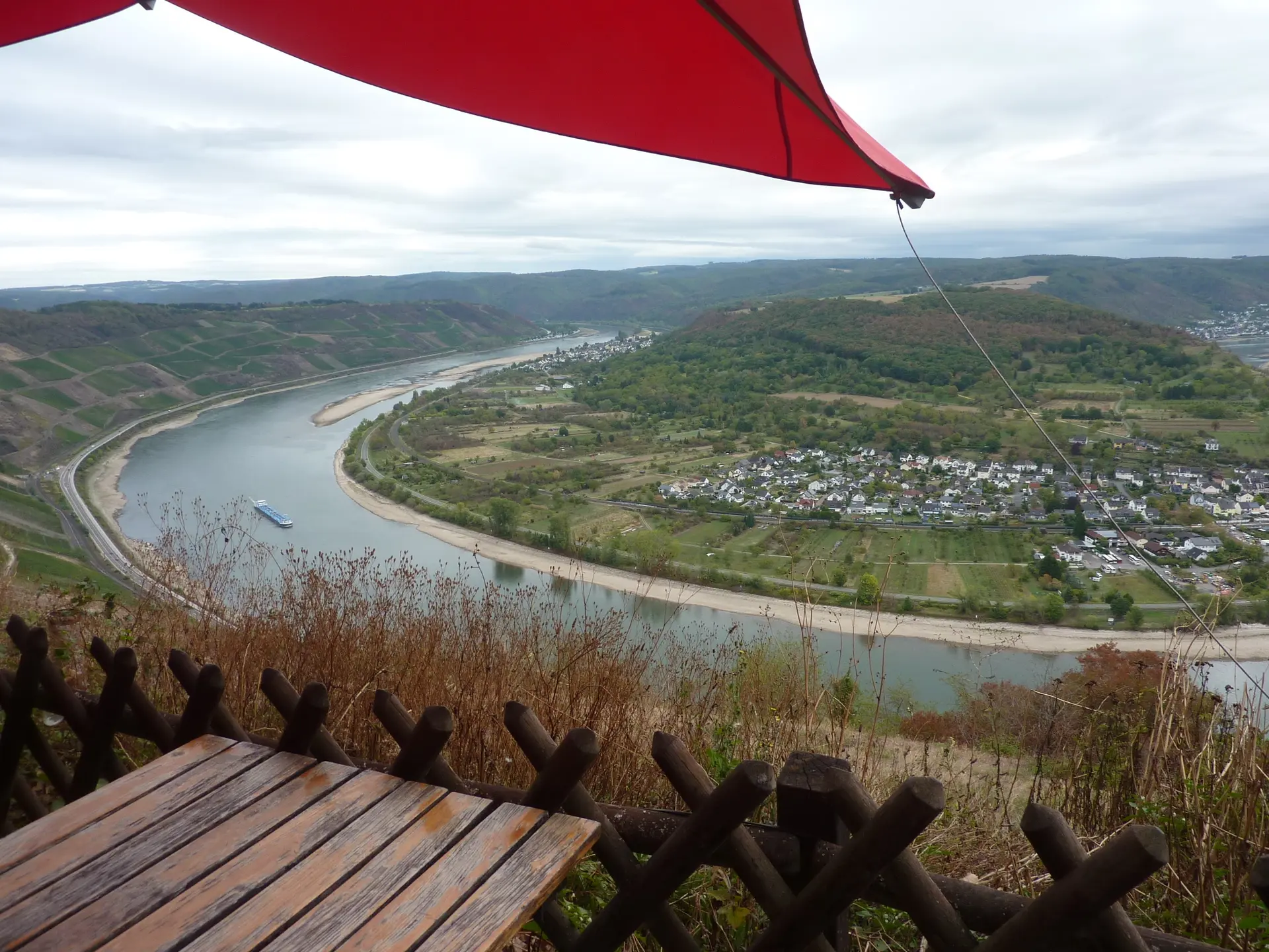Blick auf die Mittelrhein-Schleife | © DAV Koblenz