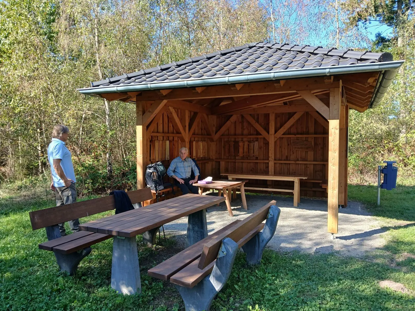 Pause an der Fuchsberghütte | © DAV Koblenz