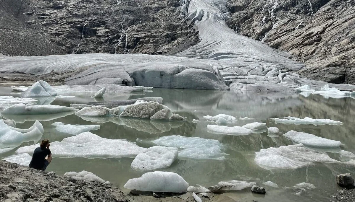 Der Schlatenkees-Gletscher: Hier sieht man, wie die Zunge schmilzt | © DAV Summit Club